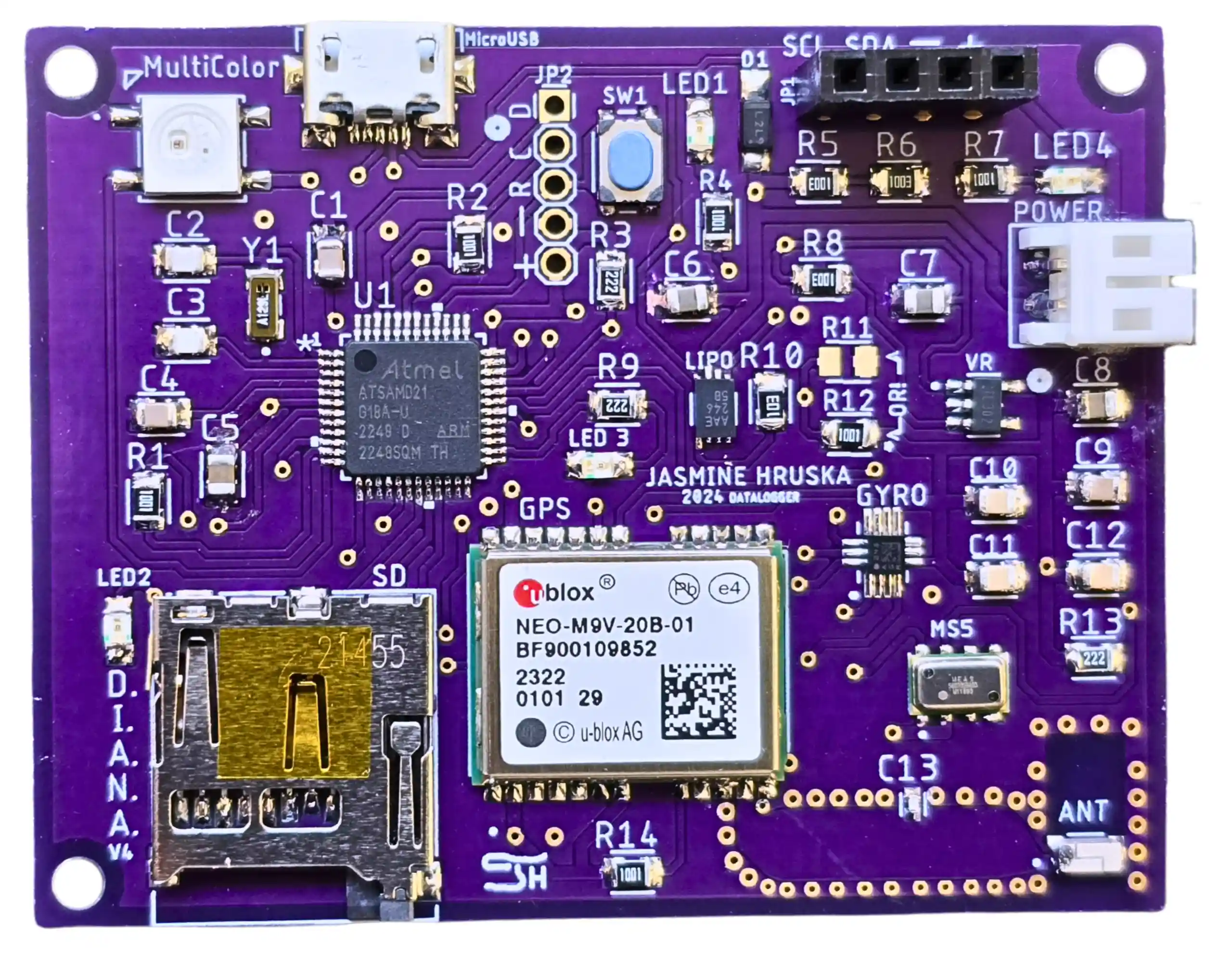 D.I.A.N.A. circuit board