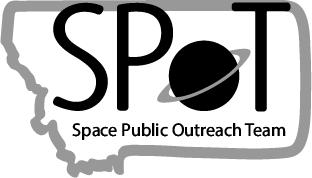SPOT logo black and white